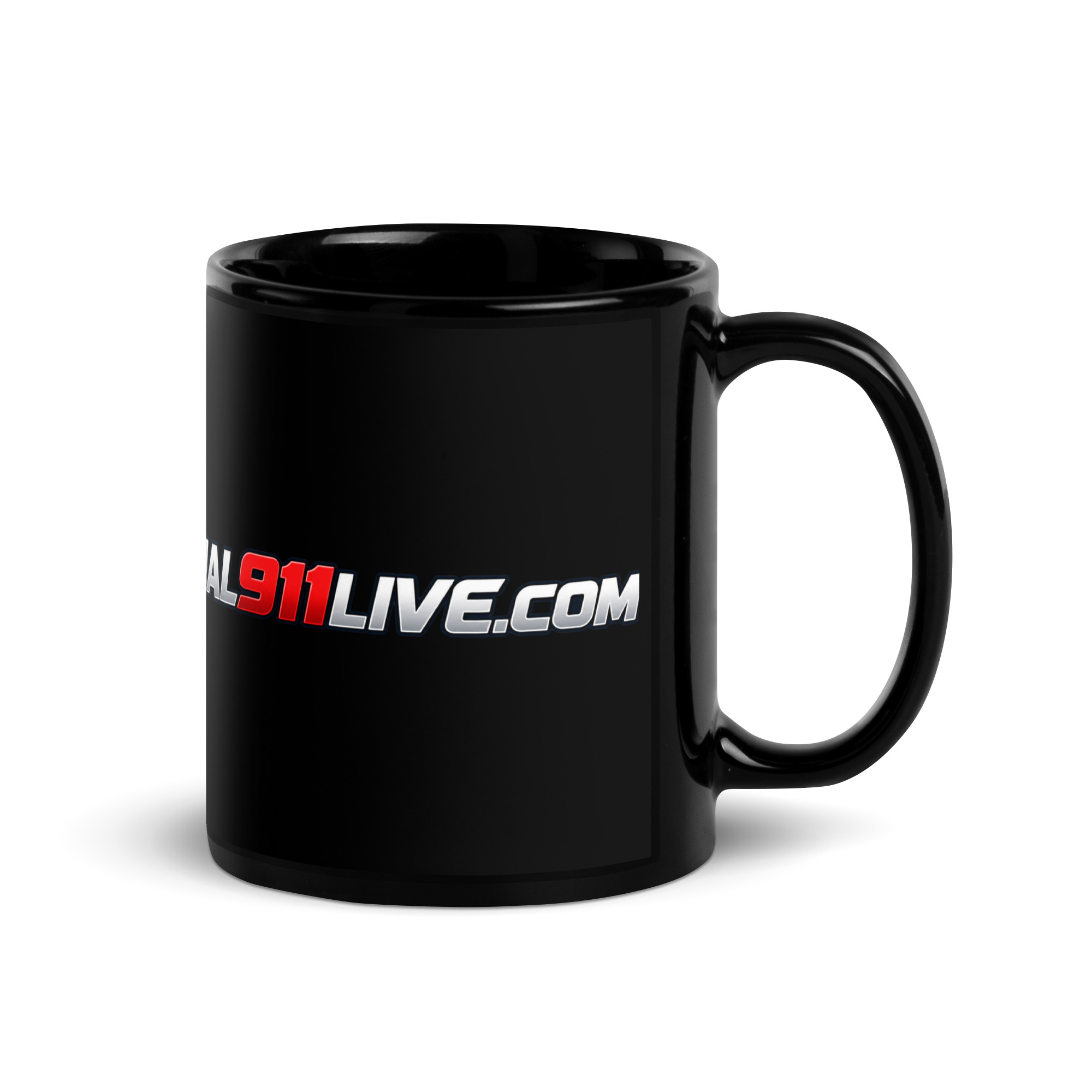 Signal911Live Black Signal Mug — 11 oz - Image 2