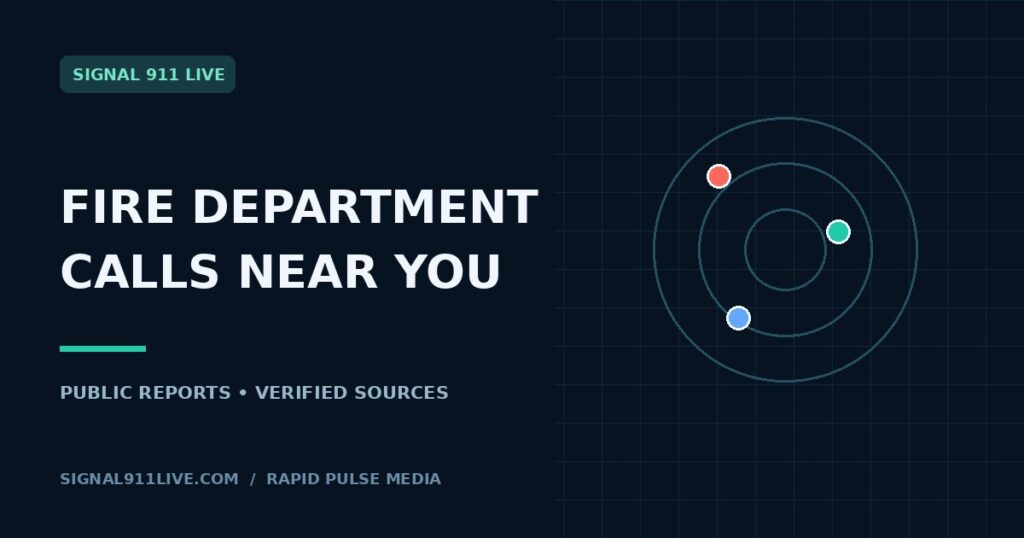 Signal 911 Live — Fire public-safety guide
