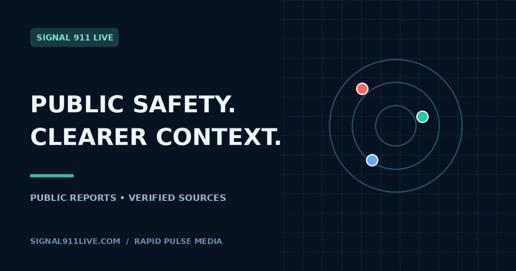 Signal 911 Live — Network public-safety guide
